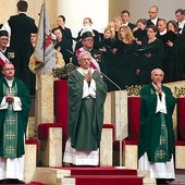 O oprawę muzyczną uroczystości zadbał Chór Filharmonii Śląskiej 