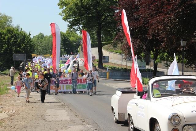 Marsz dla Życia i Rodziny w Oświęcimiu w 2012 r.