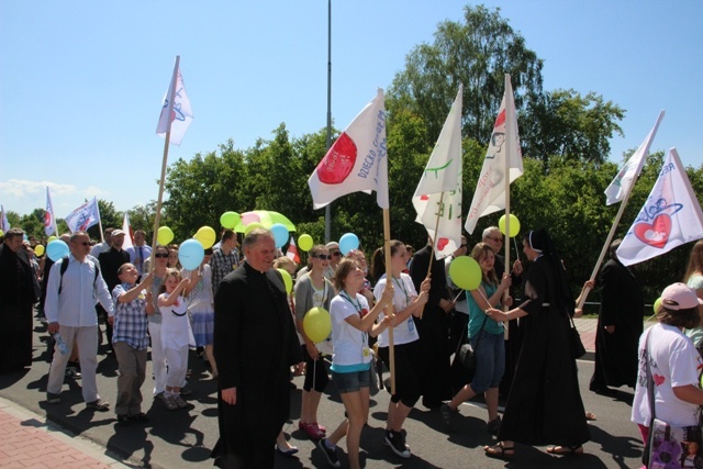 Marsz dla Życia i Rodziny w Oświęcimiu w 2012 r.