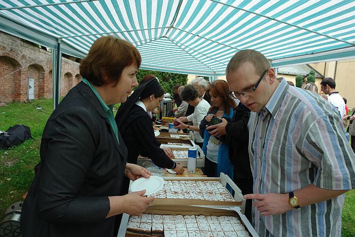 Pielgrzymka rodzin i szafarzy do Rud