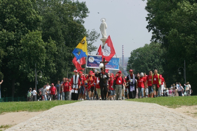 Wejście pielgrzymki w 2011 roku