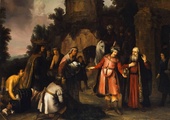 Elizeusz odmawia przyjęcia darów Naamana