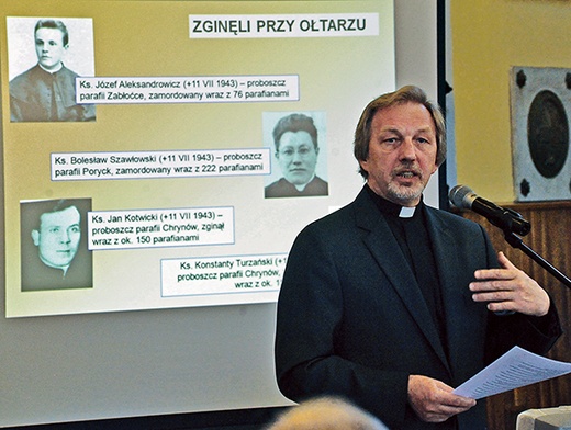 Wykład historyka ks. prof. Józefa Mareckiego, współpracownika krakowskiego oddziału IPN 