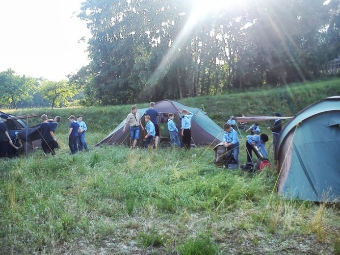 Obóz wilczków w Studziannej