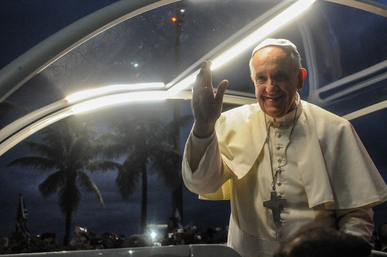 Rio 2013 - papież na Copacabana
