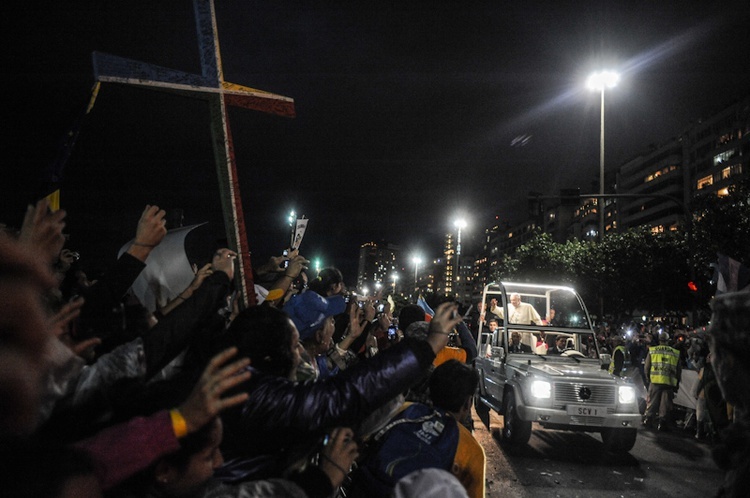 Rio 2013 - papież na Copacabana