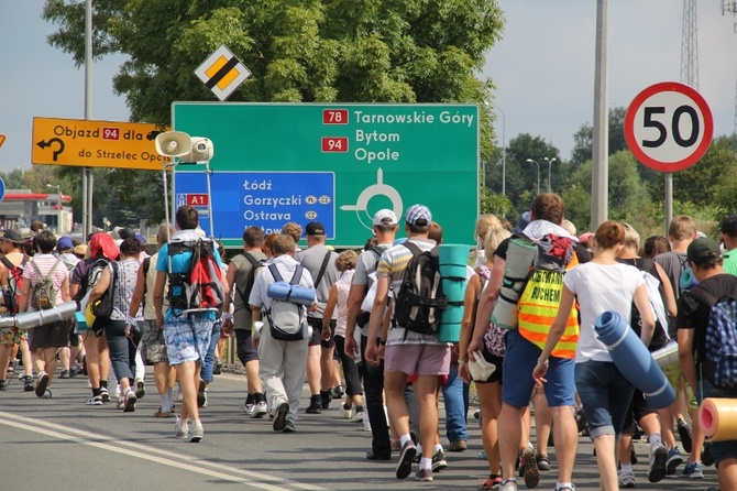 68. Pielgrzymka Rybnicka - dzień 2. - etap z Gliwic do Górników