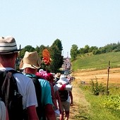 Przez kilka dni pątnicy szli w upale sięgającym 38 stopni. Sił dodawała im modlitwa