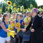 Pielgrzymi u stóp Matki