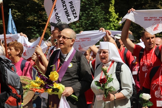 Pielgrzymi cieszyńscy na Jasnej Górze