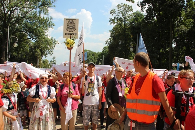 Pielgrzymi cieszyńscy na Jasnej Górze