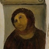 Wyśmiany fresk z podobizną Jezusa zarobił 50 tys. euro