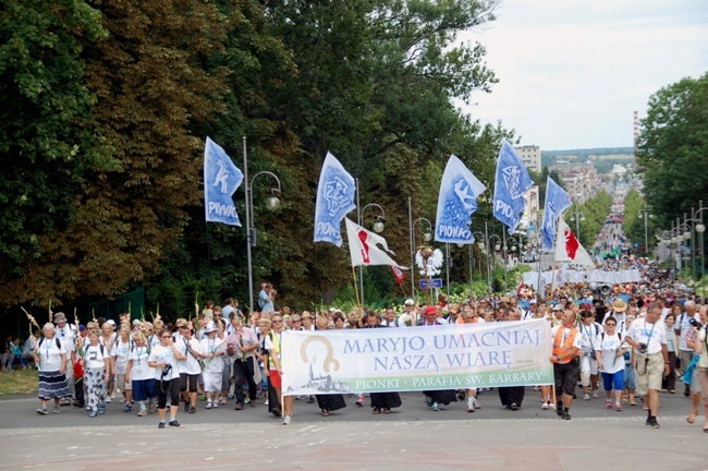 Pielgrzymka radomska dotarła na Jasną Górę