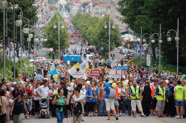 Pielgrzymka radomska dotarła na Jasną Górę