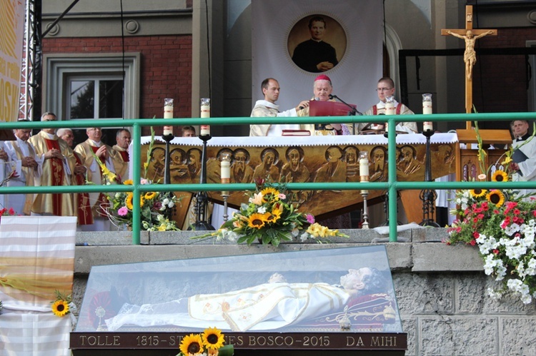 Oświęcim: powitanie relikwii św. Jana Bosko