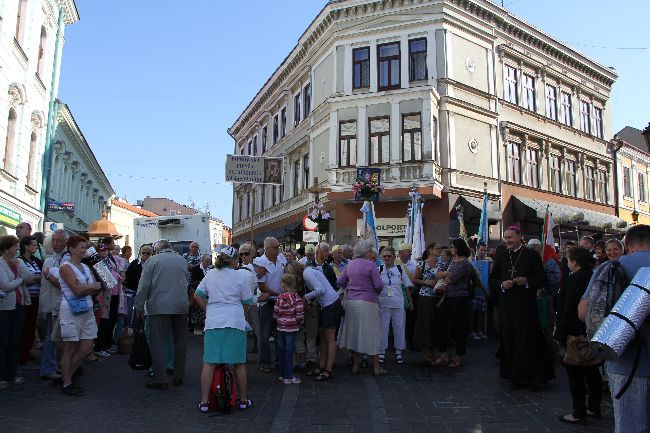 Pożeganie pielgrzymów w Tarnowie 