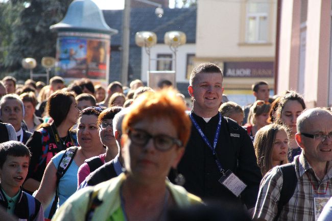 Pożeganie pielgrzymów w Tarnowie 