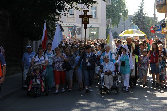 Pożeganie pielgrzymów w Tarnowie 