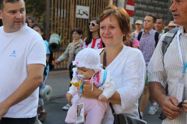 Pożeganie pielgrzymów w Tarnowie 