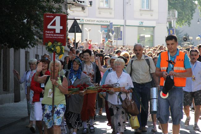 Pożeganie pielgrzymów w Tarnowie 