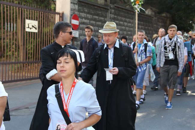 Pożeganie pielgrzymów w Tarnowie 