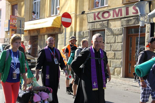 Pożeganie pielgrzymów w Tarnowie 
