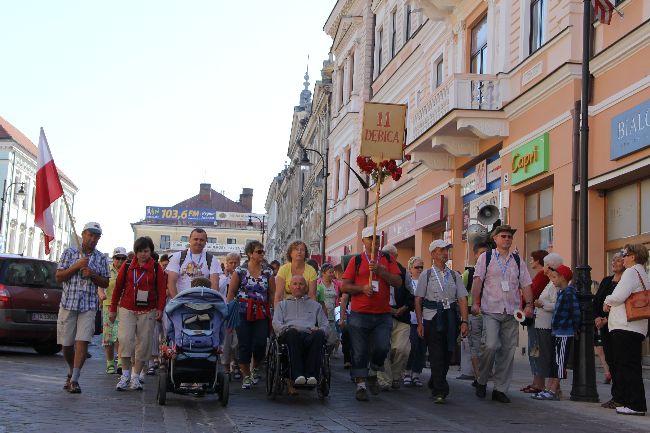 Pożeganie pielgrzymów w Tarnowie 