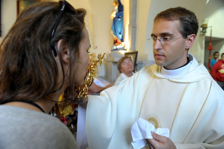 Ks. Jarosław Cielecki w Piskorzowie