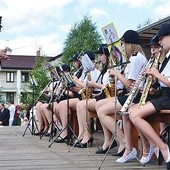  Koncert orkiestry dętej OSP Przasnysz podczas festynu parafialnego