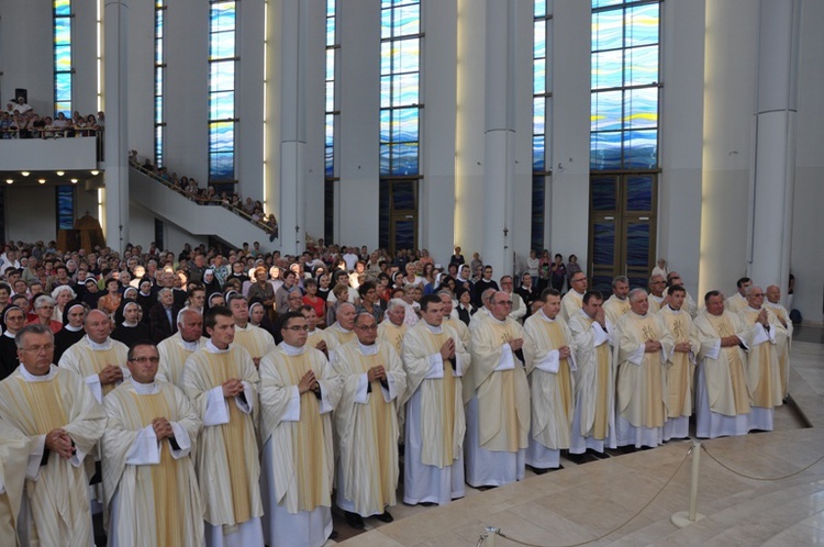 Pielgrzymka do Łagiewnik, Msza św.