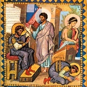 Prorok Natan wzywający króla Dawida do pokuty po grzechu z Batszebą