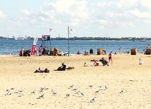 Nadbałtycka plaża po sezonie
