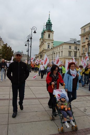 Małopolscy związkowcy w Warszawie