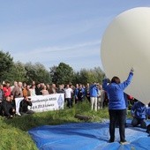 Uczestnicy konferencji byli świadkami startu balonu