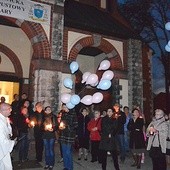 Wypuszczone balony były symbolem tych najmłodszych, których już z nami nie ma