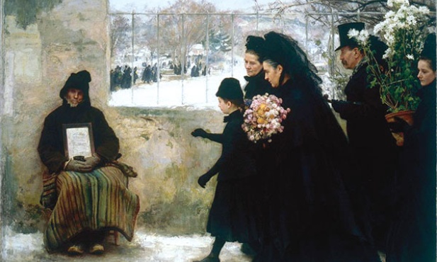 „Dzień Wszystkich Świętych”  olej na płótnie, 1888 Muzeum Sztuk Pięknych, Nancy