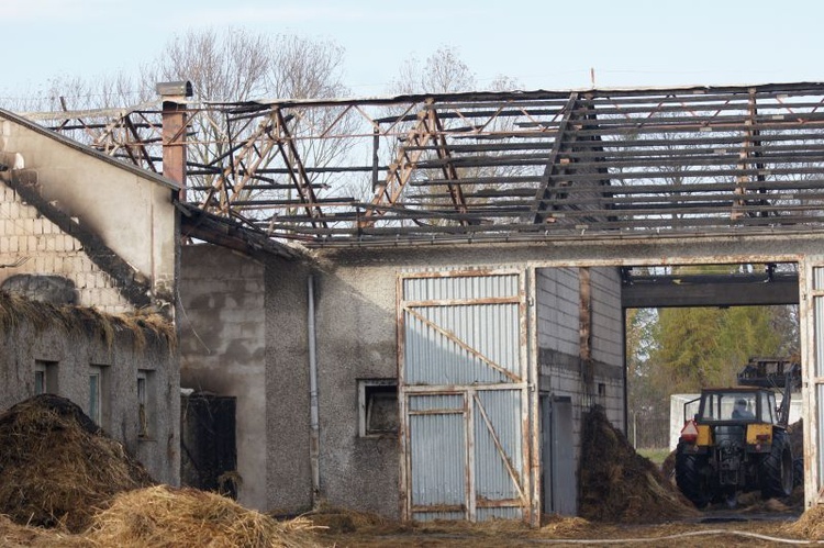 Pożar i odbudowa seminaryjnego gospodarstwa