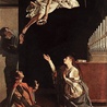 Orazio Gentileschi „Święci Cecylia, Walerian i Tyburcjusz” olej na płótnie, ok. 1620 Pinakoteka Brera, Mediolan
