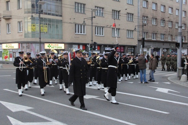 Odsłonięcie pomnika Piłsudskiego