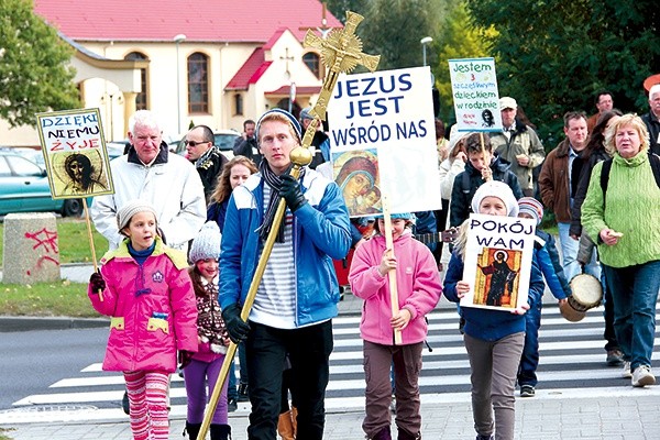  W trakcie ubiegłorocznego kongresu wspólnoty wyszły z Dobrą Nowiną  na ulice Zielonej Góry