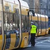Zderzenie tramwajów w centrum Warszawy