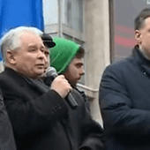 VIDEO: Kaczyński przemawia w Kijowie