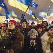  To skupienie i wzruszenie młodych Ukraińców nie jest wyreżyserowane. Strajk studentów w całym kraju ściągnął do Kijowa tysiące demonstrantów