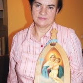 Zofia Trębska gości MB Pielgrzymującą od 2 lat. W tym roku podjęła się także zanoszenia „sanktuarium” do chorych i samotnych