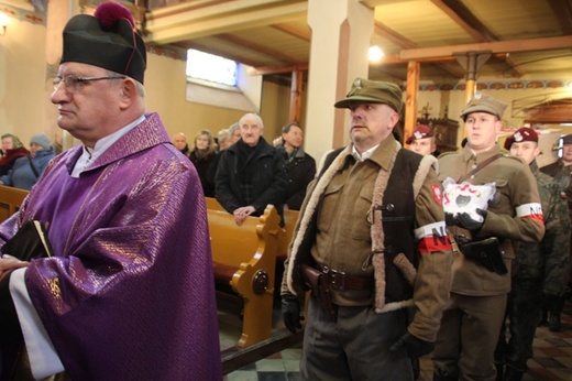 Pożegnanie partyzanta NSZ Edwarda Biesoka