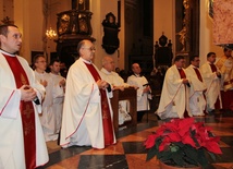 Po Mszy św. 31 grudnia w katedrze mialo miejsce nabożeństwo dziękczynno-błagalne przed Najświętszym Sakramentem