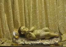 Figurka Dzieciątka Jezus w Betlejem