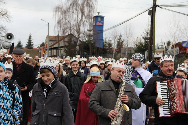 Pochód trzech króli w Zgłobicach