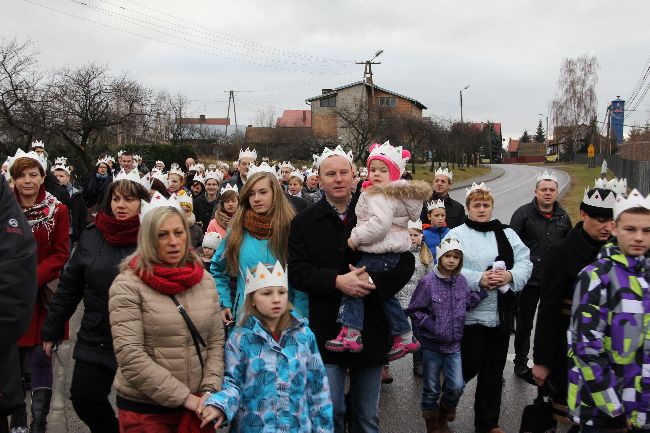 Pochód trzech króli w Zgłobicach