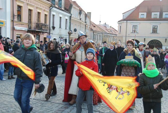 Orszak Trzech Króli w Sandomierzu 